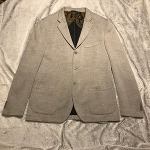 Allea Men’s Gray Jacket Blazer Coat, Size 48